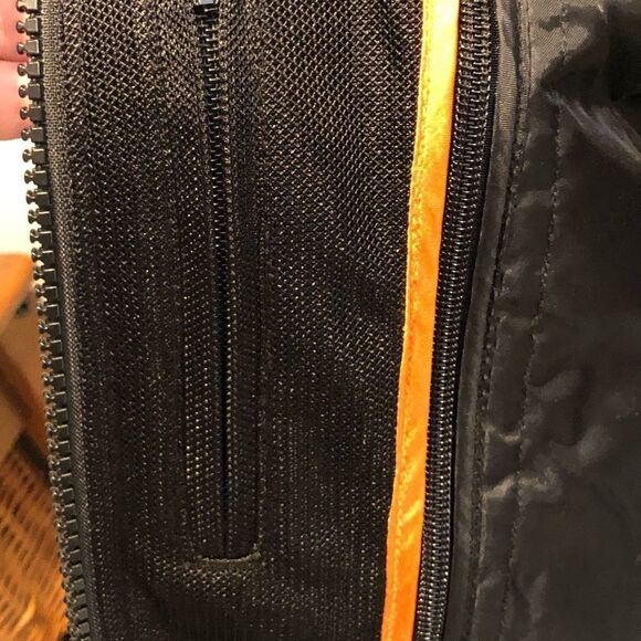 First Classics Men’s XL Black Padded Polyester Mesh Moto Jacket - Picture 9 of 14